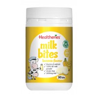 Healtheries 贺寿利 牛奶咀嚼片 天然奶片 香蕉味 50粒装190克